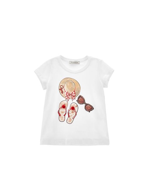T-shirt, bambina, logata. MONNALISA | 11E623 52029944